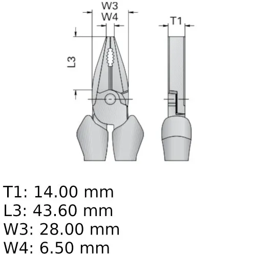 Alicate universal isolado 8