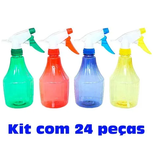 露草 Kit 24 Pulverizadores manuais 550 ml cores sortidas - SX 219 - Trapp
