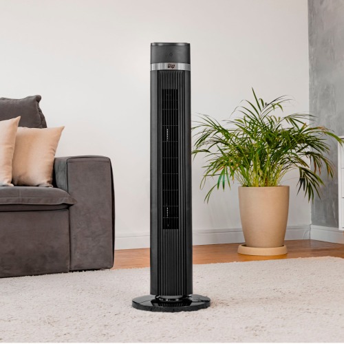 Ventilador tipo torre oscilante com controle remoto - Air Silence  220V