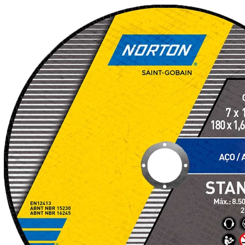 Disco de corte para metal e inox 7 x 1,6 x 7/8 Disco de corte para metal e inox 7 x 1,6 x 7/8