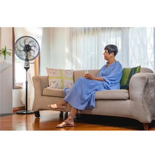Ventilador de coluna 50 cm oscilante 8 pás com 3 velocidades - Flow Turbo  220V