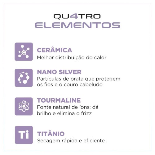 Secador de cabelo 1200W Duo Colors 4 Elementos By Juliette - SCT-JU-03  110V/220V