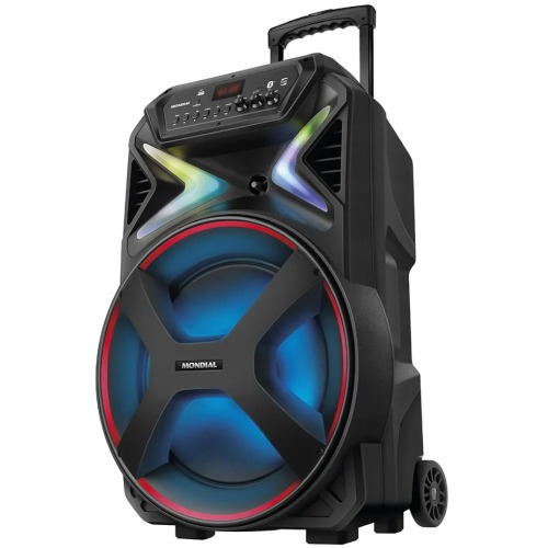 Caixa de som amplificada 700W RMS Bluetooth e FM Connect lights Plus - CM-700  110V/220V Caixa de som amplificada 700W RMS Bluetooth e FM Connect lights Plus - CM-700  110V/220V