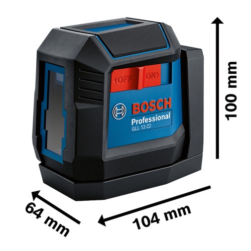 N�vel a laser 2 linhas 12 m com suporte girat�rio acoplado - GLL 12-22