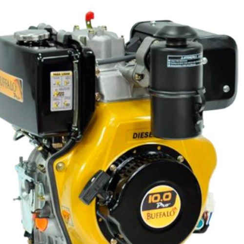 Motor a diesel 10 hp 4T partida el�trica e manual com filtro de ar seco - BFDE 10.0
