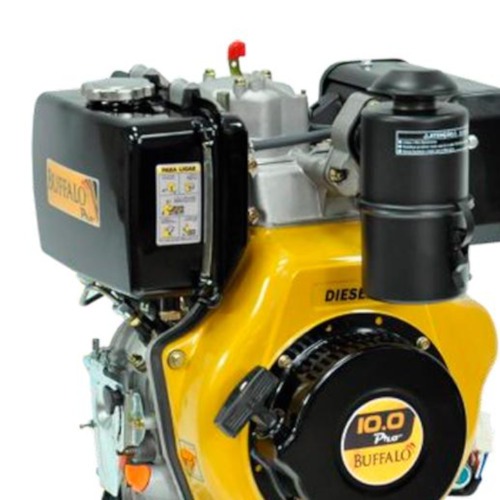 Motor a diesel 10 hp 4T partida el�trica e manual com filtro de ar seco - BFDE 10.0
