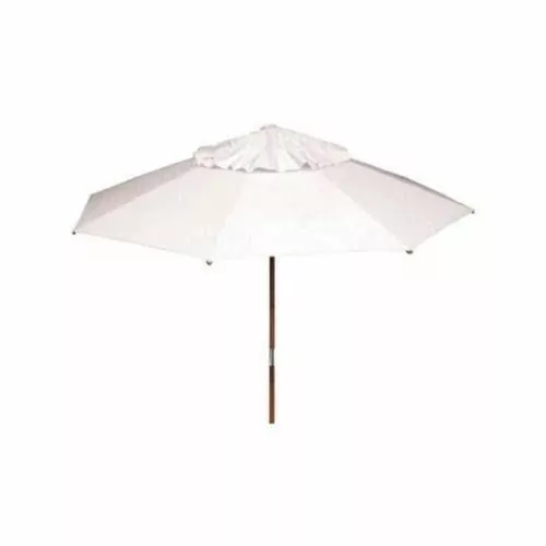Ombrelone redondo 300 cm sem abas - BRANCO