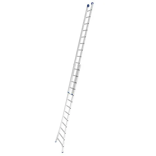 Escada de alumínio extensível 3,86 x 6,45 m 2 x 13 degraus 3 em 1