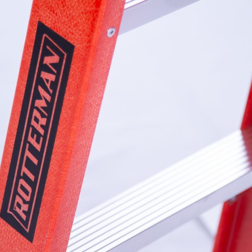 Escada de fibra de vidro 14 degraus 4,2 m modelo americana dupla - ESC14420 Escada de fibra de vidro 14 degraus 4,2 m modelo americana dupla - ESC14420