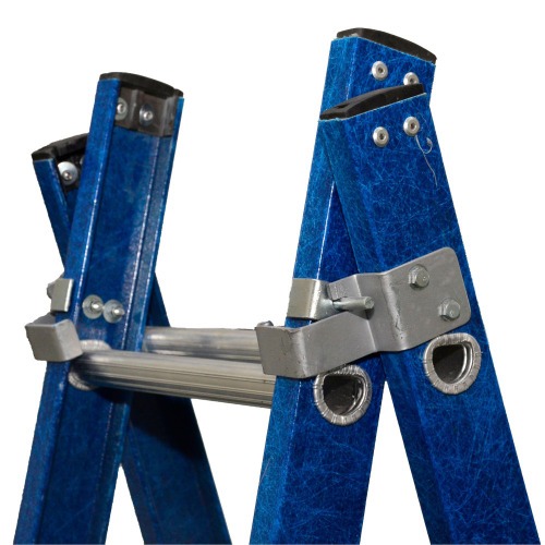 Escada de fibra de vidro 9 / 16 degraus 2,80 x 5,0 m modelo multiuso - TEAFP Escada de fibra de vidro 9 / 16 degraus 2,80 x 5,0 m modelo multiuso - TEAFP