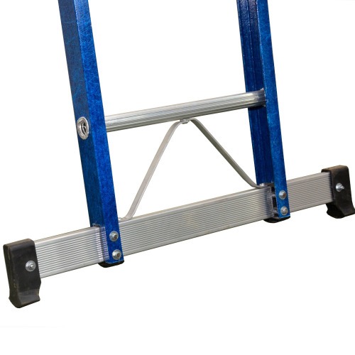 Escada de fibra de vidro 7 / 12 degraus 2,20 x 3,80 m modelo multiuso - TEAFP