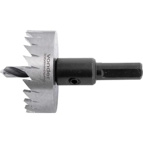 Serra copo de aço rápido 38 mm para inox