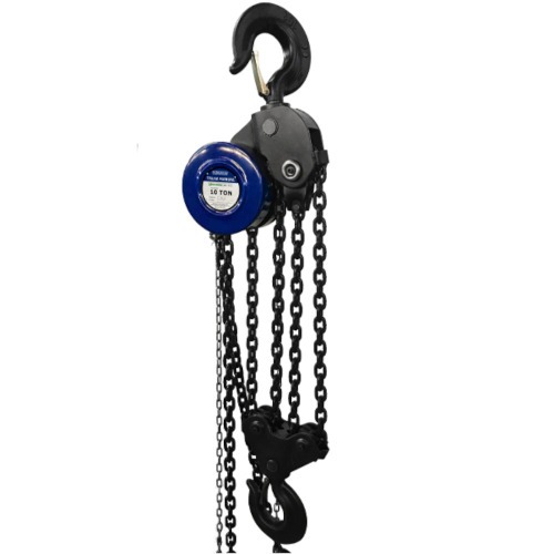 Talha manual com capacidade de 10.000 kg e 5 metros de corrente - TA-11