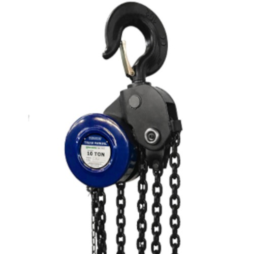Talha manual com capacidade de 10.000 kg e 5 metros de corrente - TA-11