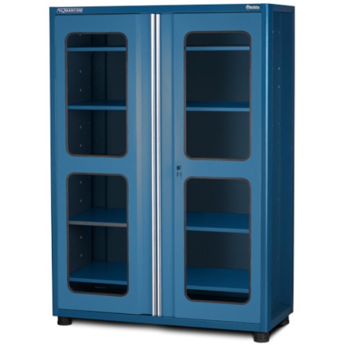 Arm�rio para ferramentas com 5 prateleiras e portas de vidro - AM-1001