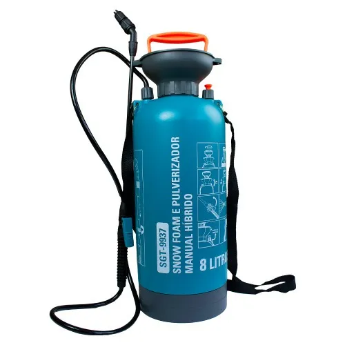 Pulverizador e snow foam costal manual híbrido 8 litros - SGT-9937