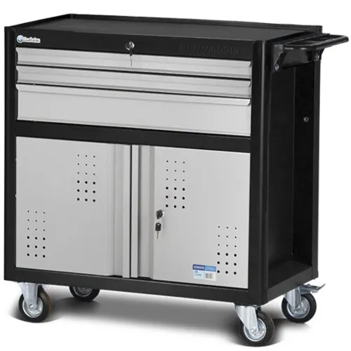 Carrinho para ferramentas com 3 gavetas e 2 portas - CR-58B - Marcon