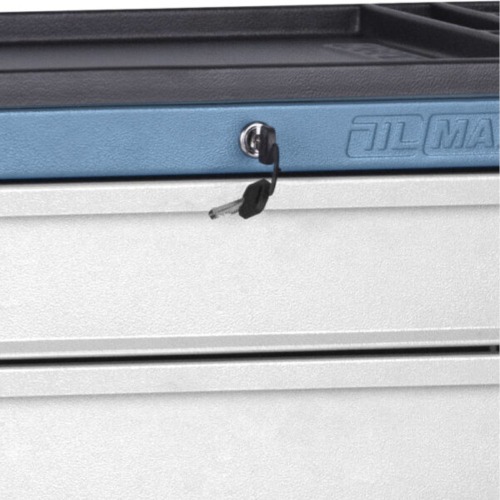 Carrinho para ferramentas com 2 gavetas semi fechado - CR-100