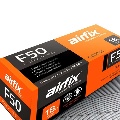 Pino para pinador pneum�tico tipo F 1,05 x 50 mm com 5.000 pe�as - F50