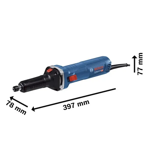 Retificadeira reta 750W com pinça de 1/4
