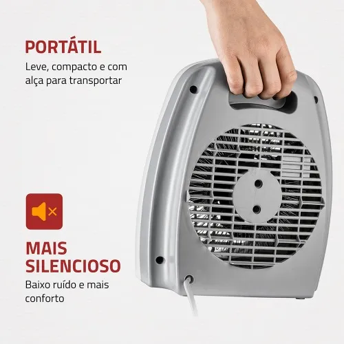 Aquecedor de ambientes 2.000 watts 3 em 1 - A-08  220V