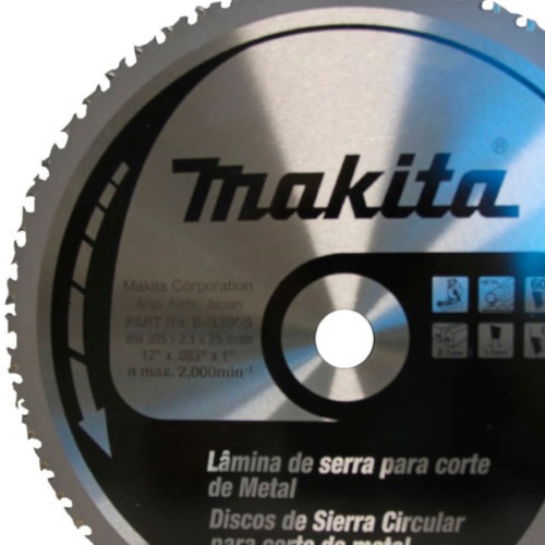 Disco de serra para metal 305 x 25 x 1,7 mm com 60 dentes Disco de serra para metal 305 x 25 x 1,7 mm com 60 dentes