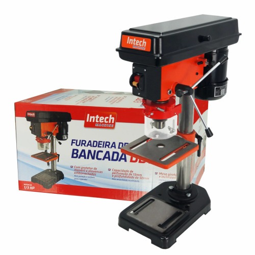 Furadeira de bancada 1/3 hp mandril de 1/2 Furadeira de bancada 1/3 hp mandril de 1/2