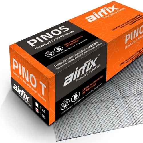 Pino para pinador pneumático tipo T 1,4 x 50 mm com 3.040 peças - T50