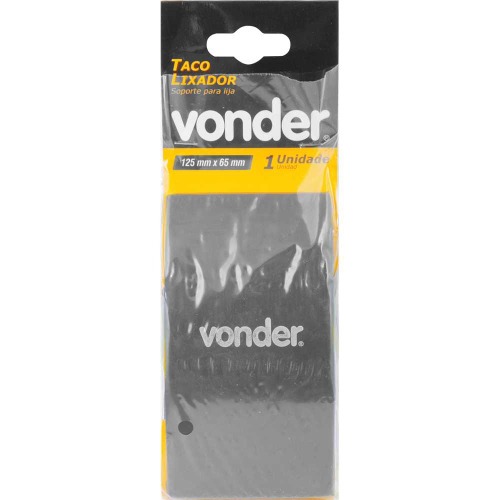 Taco lixador de borracha automotivo 125 X 65 mm