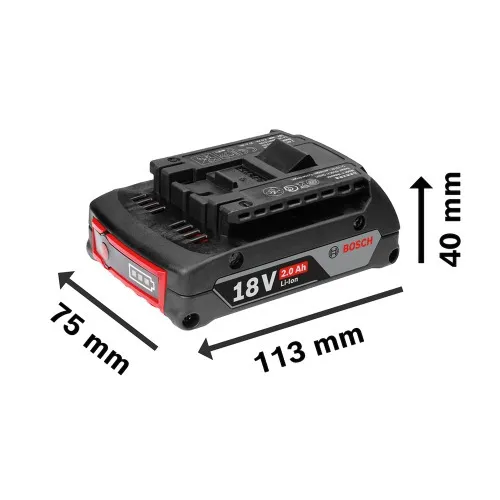 Carregador de baterias 18 Volts + 2 baterias lítio 18V 2.0Ah - STARTER KIT  110V/220V