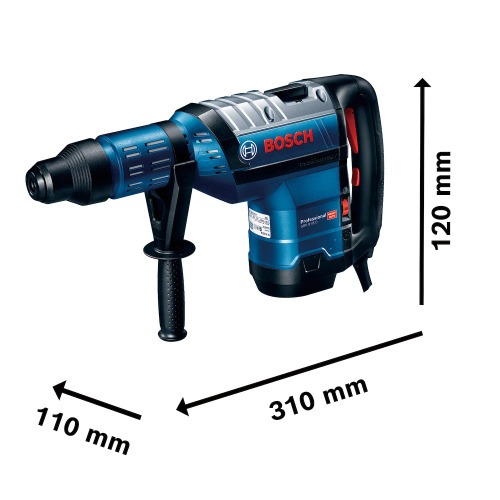 Martelo Perfurador Rompedor 1.500W 12,5 joules SDS Max com maleta - GBH 8-45 D  220V Martelo Perfurador Rompedor 1.500W 12,5 joules SDS Max com maleta - GBH 8-45 D  220V