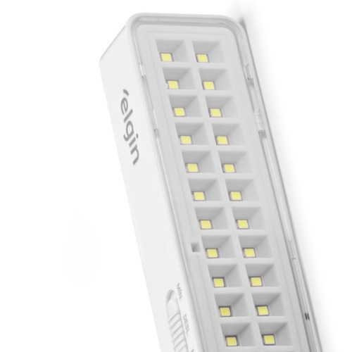 Luminária de emergência 30 Leds branca - 48LEM30L0000  110V/220V Luminária de emergência 30 Leds branca - 48LEM30L0000  110V/220V