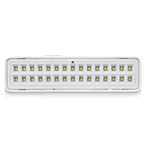 Kit 10 Luminárias de emergência 30 Leds branca  110V/220V