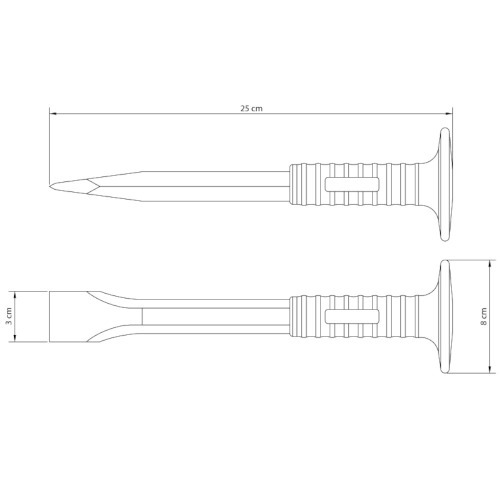 Talhadeira Sextavada 10