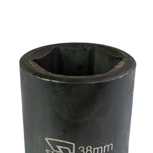 Soquete sextavado de impacto longo 38 mm encaixe 1