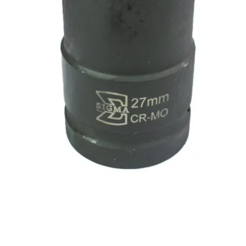 Soquete sextavado de impacto longo 27 mm encaixe 1