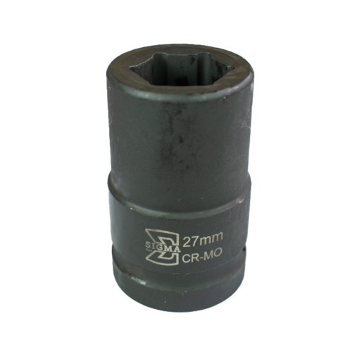 Soquete sextavado de impacto longo 27 mm encaixe 1