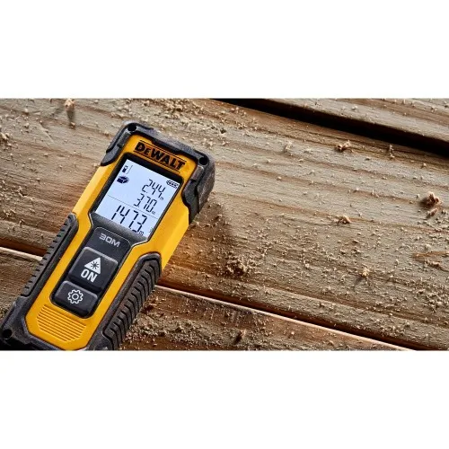 Trena a laser com leitura até 30 metros tela LCD - DWHT77100