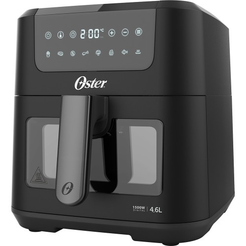 Fritadeira elétrica sem óleo air fryer digital 4,6l 1500w com visor clear - OFRT970 110V Fritadeira elétrica sem óleo air fryer digital 4,6l 1500w com visor clear - OFRT970 110V