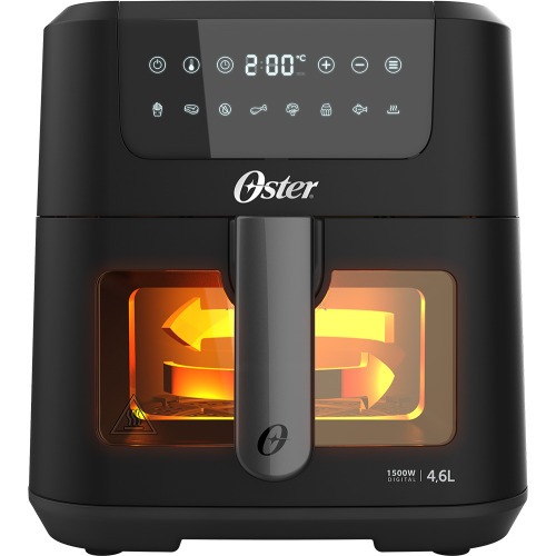 Fritadeira elétrica sem óleo air fryer digital 4,6l 1500w com visor clear - OFRT970 110V Fritadeira elétrica sem óleo air fryer digital 4,6l 1500w com visor clear - OFRT970 110V