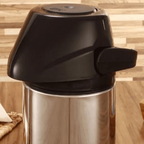 Garrafa t�rmica de press�o em a�o inox 1,0L - Air Pot New
