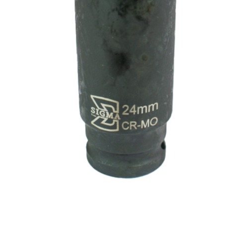 Soquete sextavado de impacto longo 24 mm encaixe 1/2