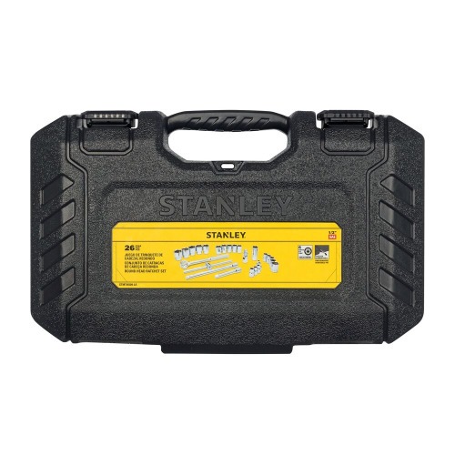 Jogo de soquete estriado 1/4