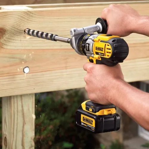 Furadeira Parafusadeira de impacto 1 2 a bateria de 20 volts com 2 baterias DCD985L2 110V Dewalt