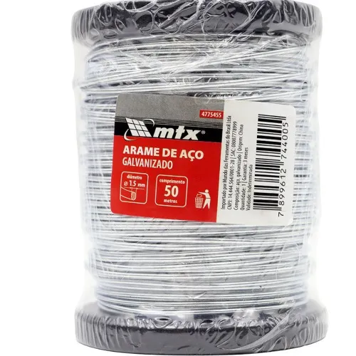 Arame de aço Galvanizado 1,5 mm x 50 metros - 4775455