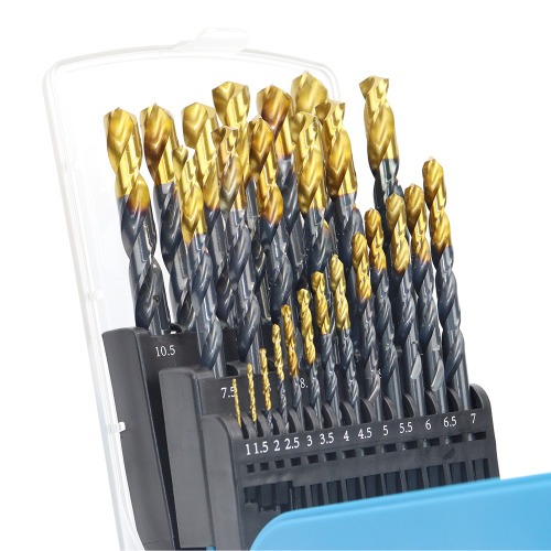 Jogo de brocas de ao rpido 1 a 13 mm 25 peas -7232355