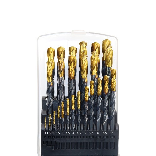 Jogo de brocas de ao rpido 1 a 13 mm 25 peas -7232355