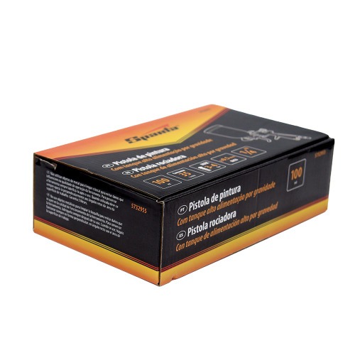 Pistola de pintura tipo gravidade 0,5 mm 100 ml - 5732955