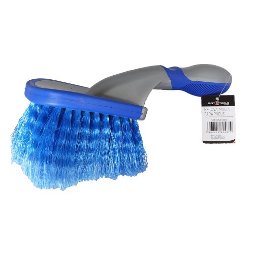 Escova macia para pneus manual
