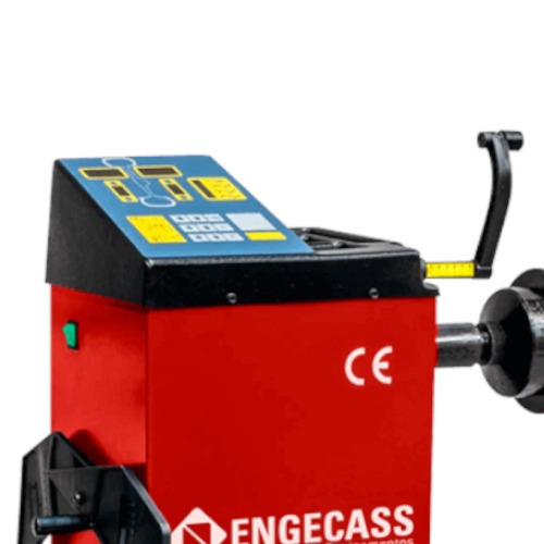 Balanceadora de rodas manual computadorizada vermelha - BALM 460